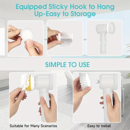 5-in-1 Electric Magic Brush Cleaner