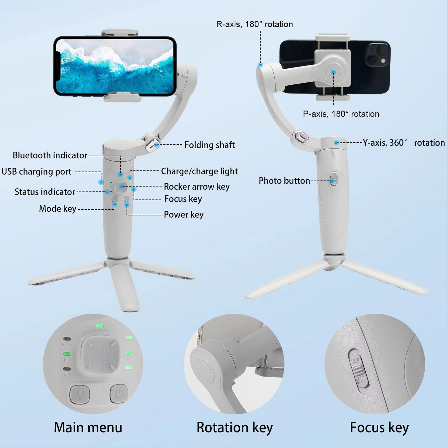 Handheld Gimbal Stabilizer