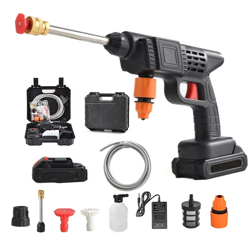 High-Pressure Cordless Car Wash Spray Gun Machine