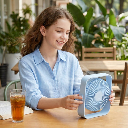 Desktop Dual-Layer Circulating Fan
