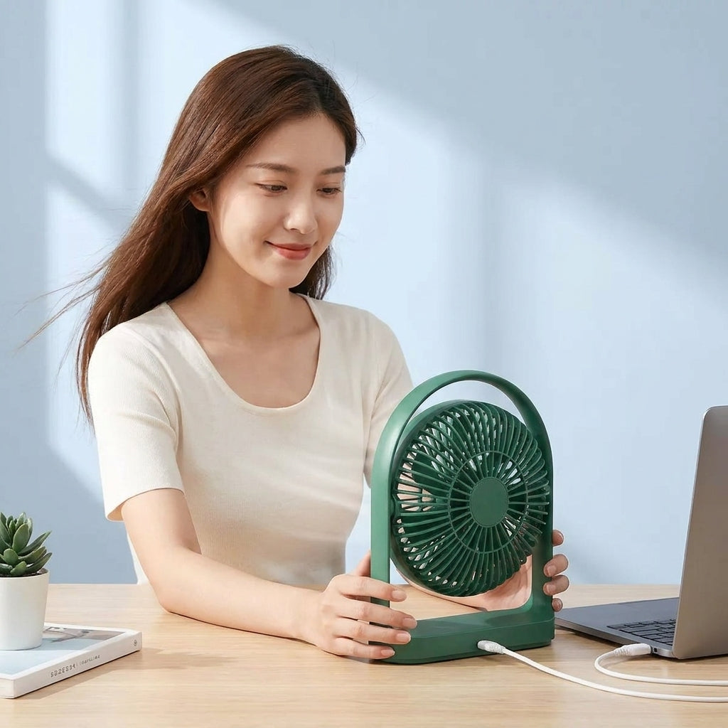 4000mAH USB Portable Rechargeable Fan